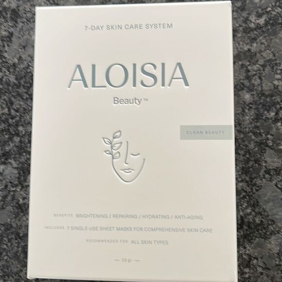 Aloisia Beauty 7 Day Skin Care System 7 single use sheet masks all skin types - Picture 3 of 13